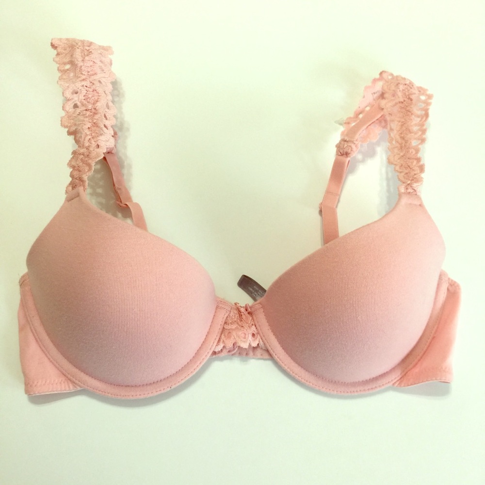 Aerie Pink Padded Push-up Bra